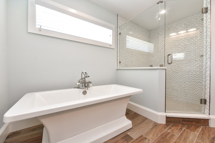vacation rental with big shower